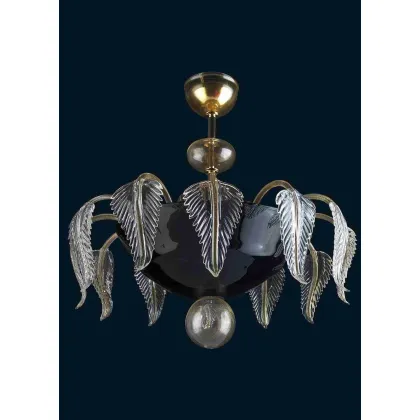 Zdjęcie Ręcznie robiona lampa sufitowa ze szkła Murano