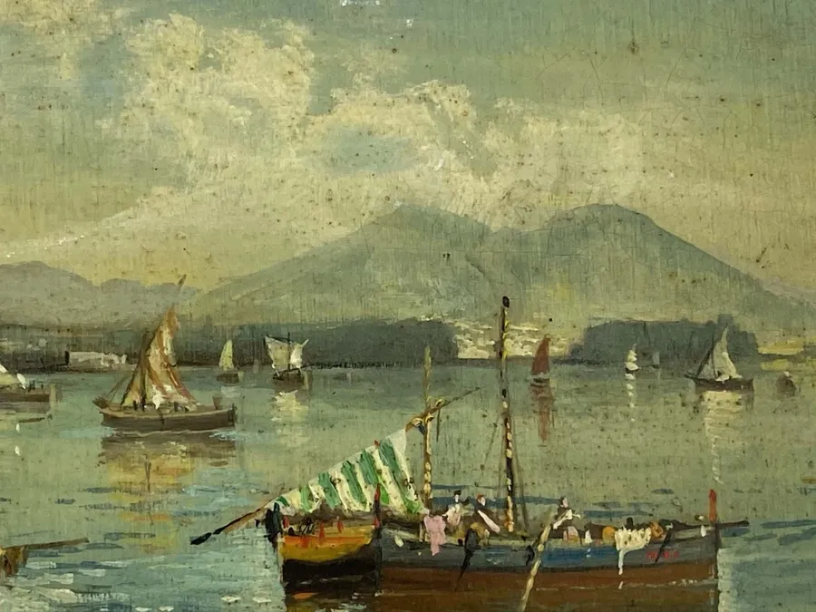 obrazek 4 Włoski obraz z motywem morza 18x24 cm - Luigi Basile