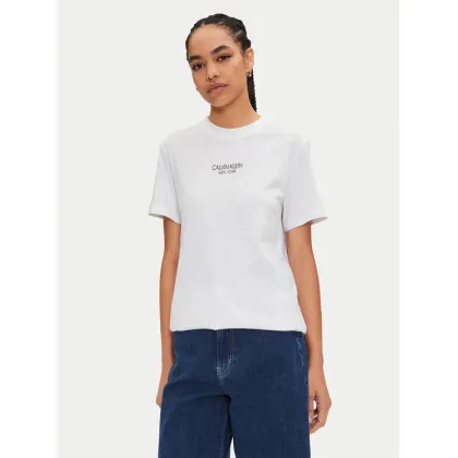 Zdjęcie Calvin Klein T-Shirt New York K20K208064 Biały Regular Fit