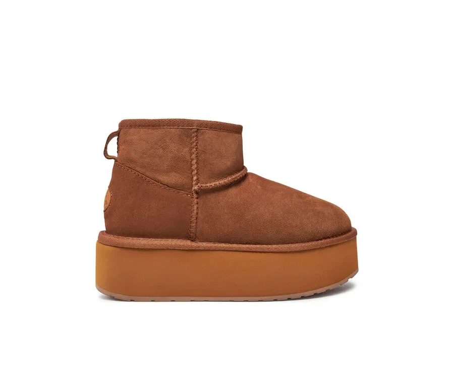 obrazek 1 EMU Australia Śniegowce Stinger Micro Flatform W13082 Beżowy