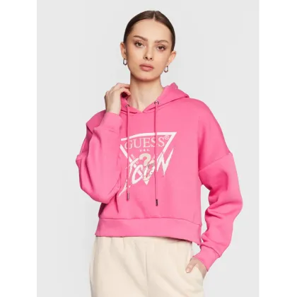 Zdjęcie Guess Bluza Icon W3RQ03 KB683 Różowy Relaxed Fit