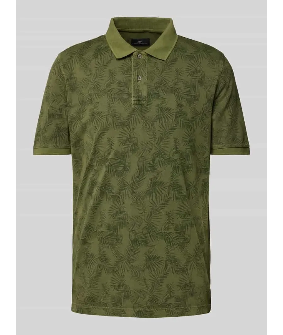 obrazek 1 Koszulka polo o kroju regular fit z nadrukiem na całej powierzchni