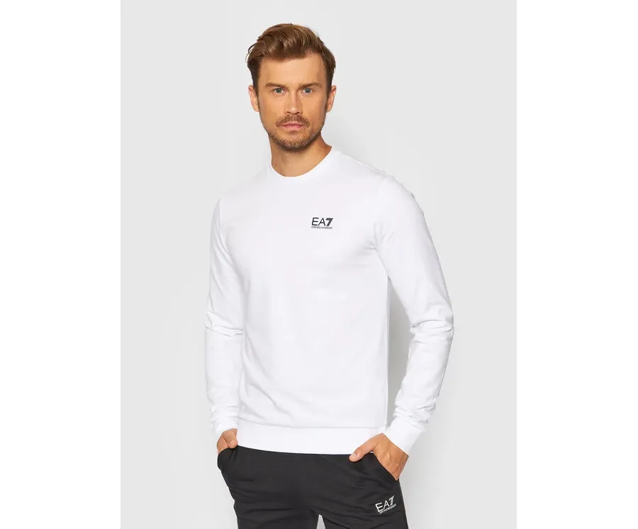 obrazek 1 EA7 Emporio Armani Bluza 8NPM52 PJ05Z 1100 Biały Regular Fit