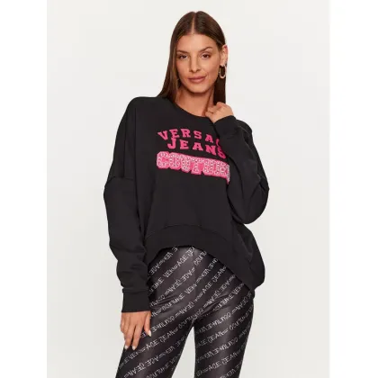 Zdjęcie Versace Jeans Couture Bluza 75HAIE07 Czarny Regular Fit