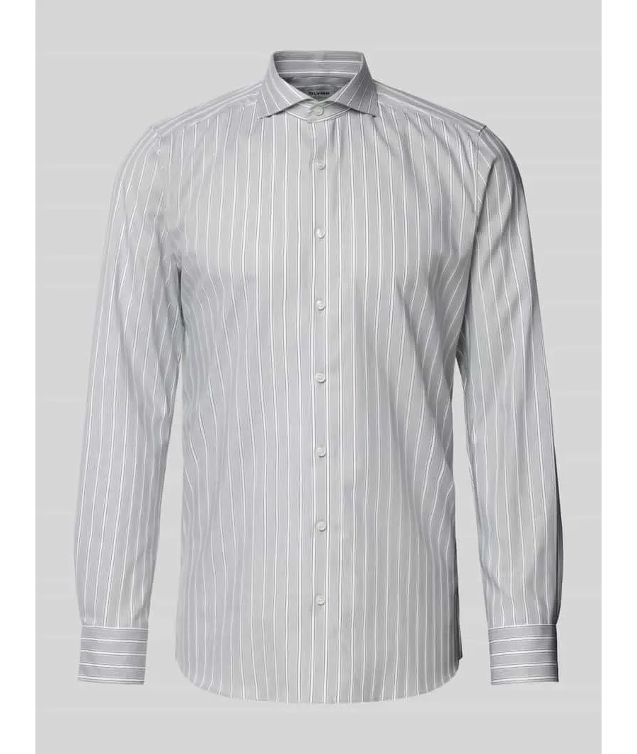 obrazek 1 Koszula biznesowa o kroju slim fit z kołnierzykiem typu kent model ‘HAI’