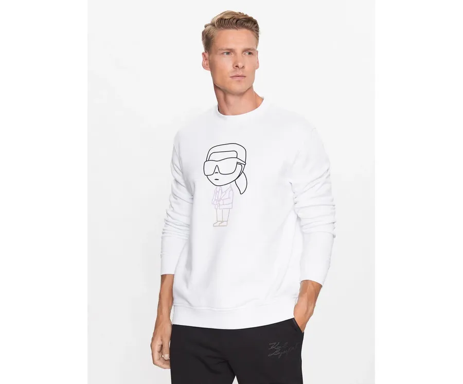 obrazek 1 KARL LAGERFELD Bluza 705400 533910 Biały Regular Fit