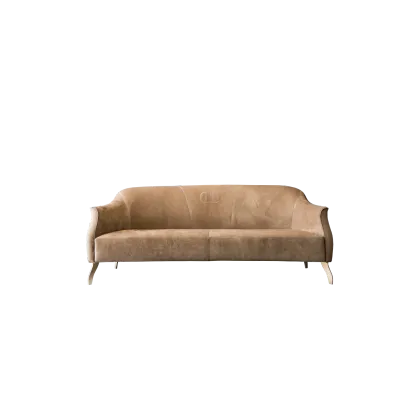 Zdjęcie Brązowa piękna sofa do salonu – Daytona