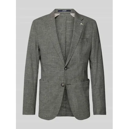 Zdjęcie Marynarka zapinana na dwa guziki o kroju slim fit z aplikacją model ‘Hoverest’