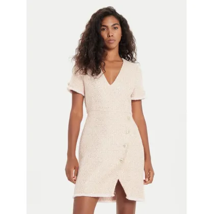 Zdjęcie TWINSET Sukienka dzianinowa 241TP2425 Różowy Slim Fit