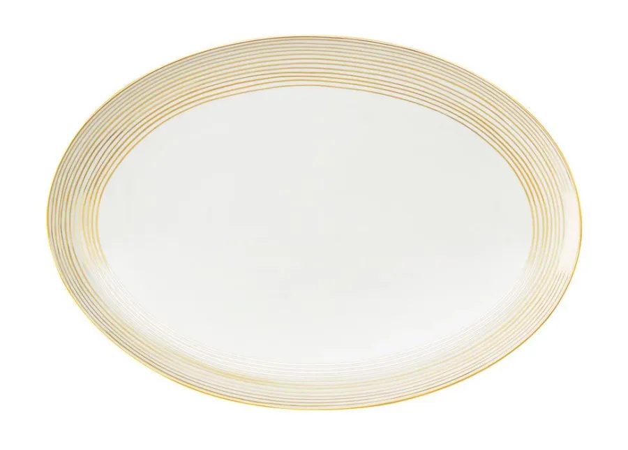obrazek 1 Talerz Owalny 35 cm Coupe Golden Orbit
