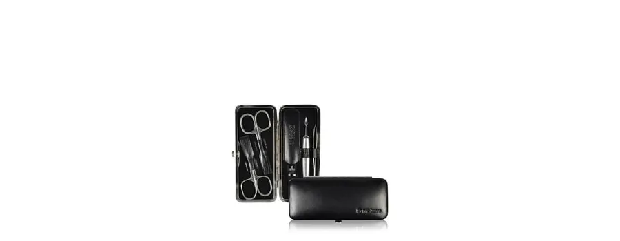 obrazek 1 Pfeilring Eleganza Klappetui schwarz glänzend klein Zestaw do manicure 1 szt.