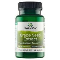 Zdjęcie Swanson Grapeseed Extract Ekstrakt z nasion winogron 200 mg Kapsułki