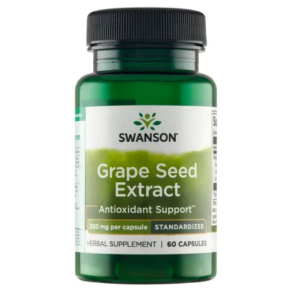 Zdjęcie Swanson Grapeseed Extract Ekstrakt z nasion winogron 200 mg Kapsułki