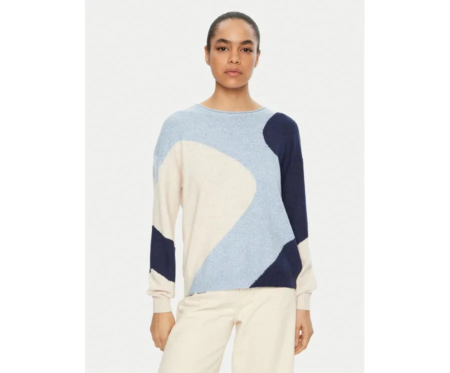 obrazek 1 Olsen Sweter 11004260 Niebieski Regular Fit