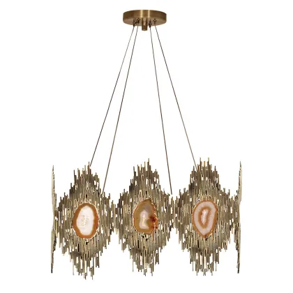 Picture Inspiring brass chandelier