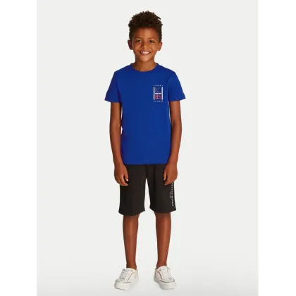 Zdjęcie Tommy Hilfiger T-Shirt KB0KB09536 D Niebieski Regular Fit