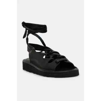 Zdjęcie Fracap sandały skórzane Sandal damskie kolor czarny D030