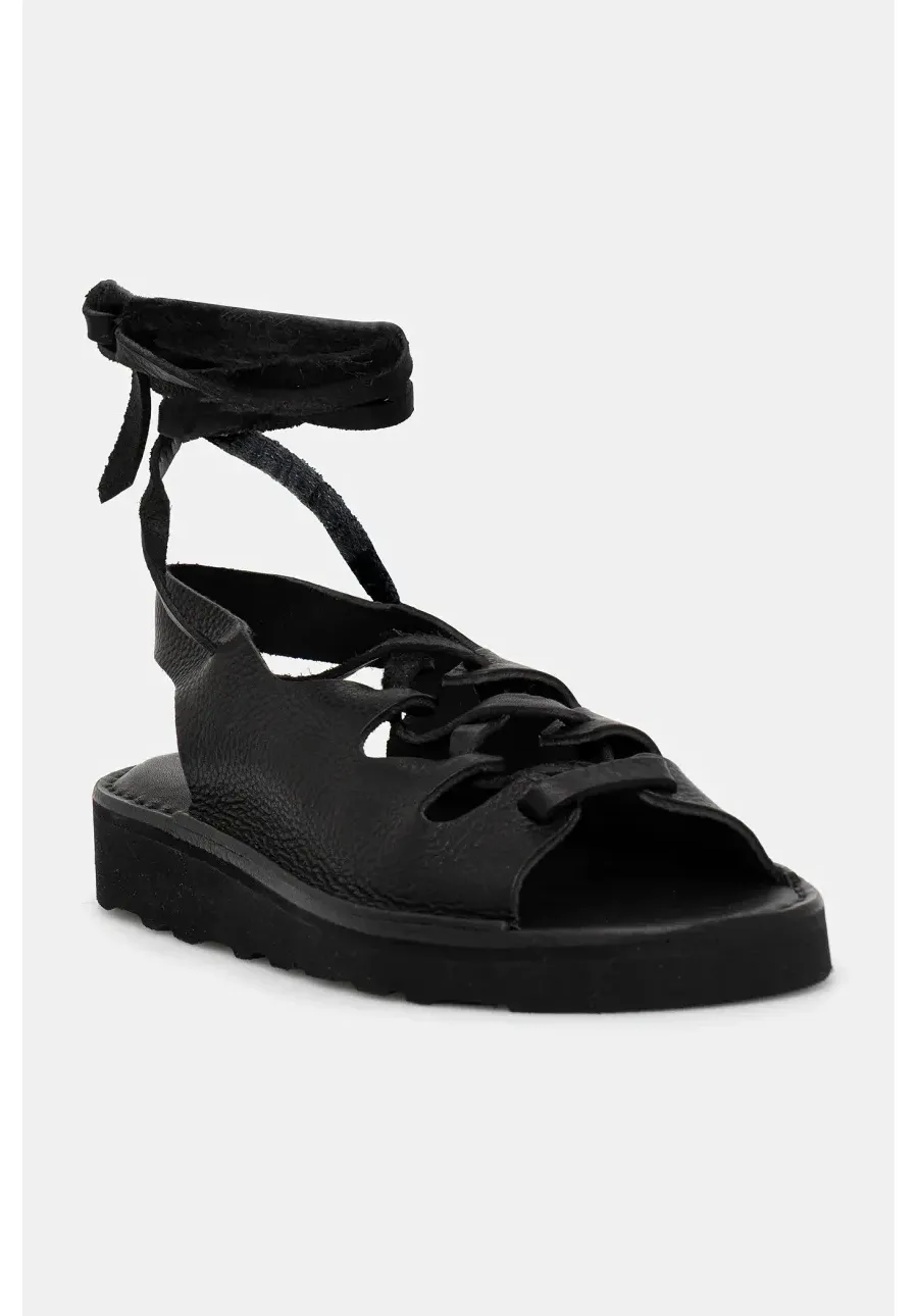 obrazek 1 Fracap sandały skórzane Sandal damskie kolor czarny D030
