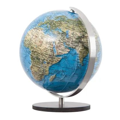 Picture A small nature globe on a wooden base