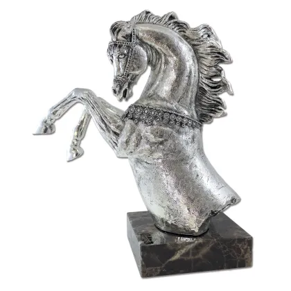 Zdjęcie Fantastyczna figurka, popiersie konia na biurko