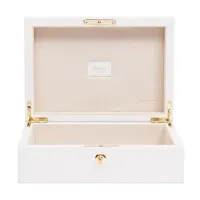 Picture A box for small items made of grain leather