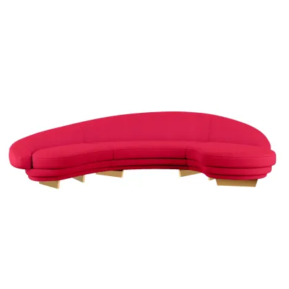 Zdjęcie Wyjątkowa sofa o pięknym, organicznym kształcie
