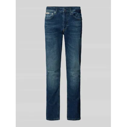 Zdjęcie Jeansy o kroju slim tapered fit z 5 kieszeniami