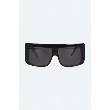 Zdjęcie Rick Owens okulary przeciwsłoneczne Occhiali Da Sole Sunglasses Documenta kolor czarny RG0000002.GBLKB.0909