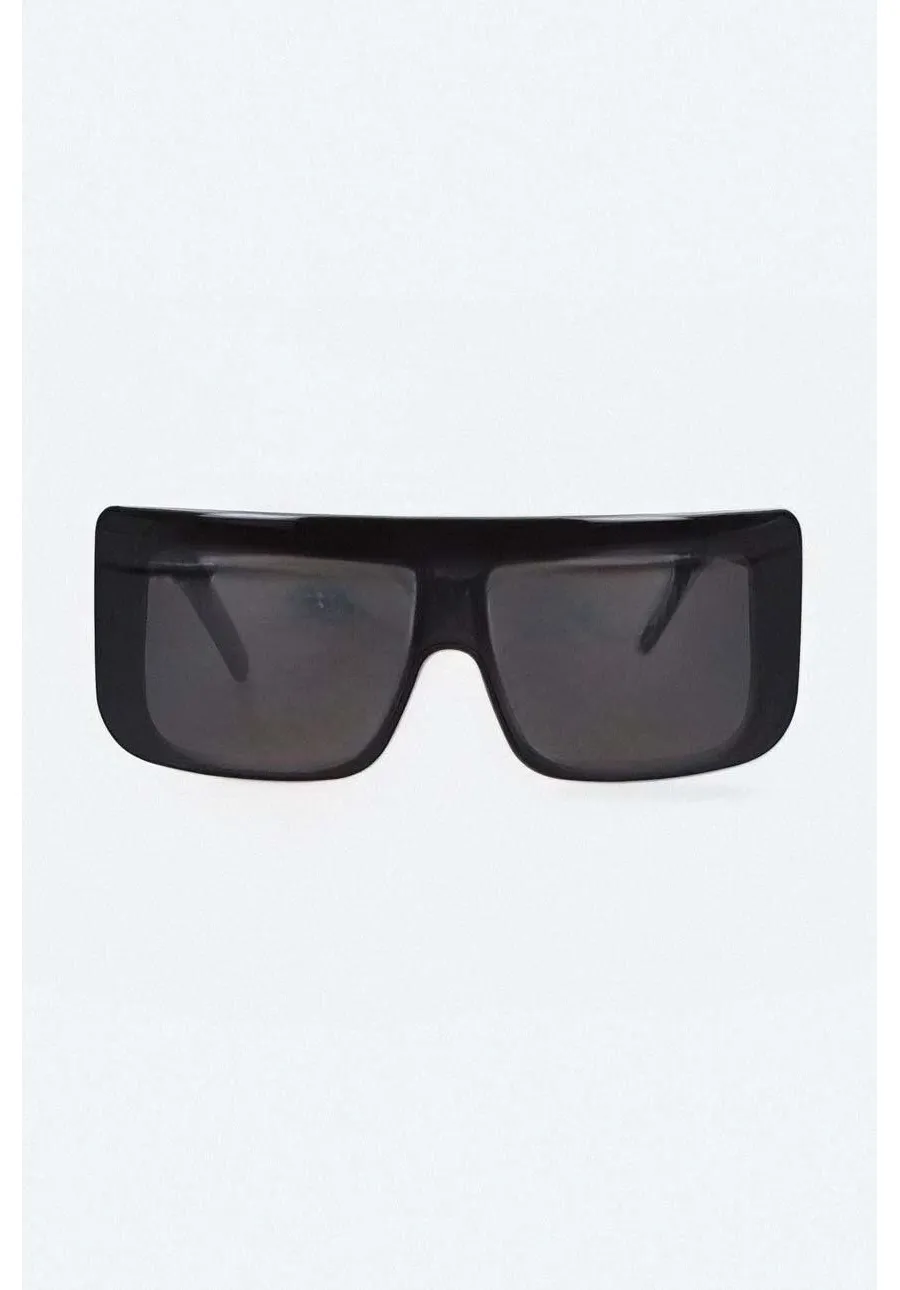 obrazek 1 Rick Owens okulary przeciwsłoneczne Occhiali Da Sole Sunglasses Documenta kolor czarny RG0000002.GBLKB.0909