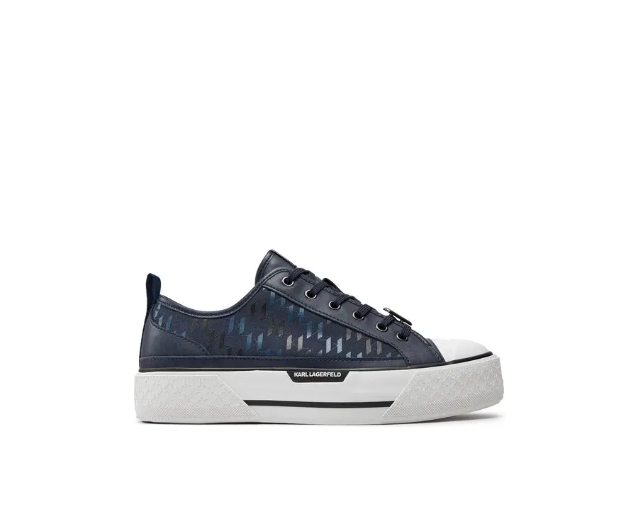 obrazek 1 KARL LAGERFELD Trampki KL50424 Granatowy