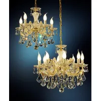 Picture Brilliant glass chandelier from Italy