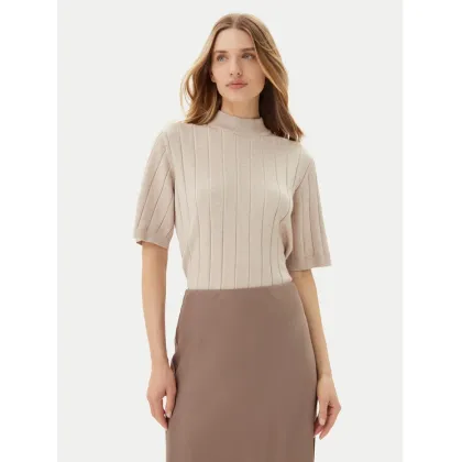 Zdjęcie Bruuns Bazaar Sweter Anemones BBW4521 Beżowy Regular Fit