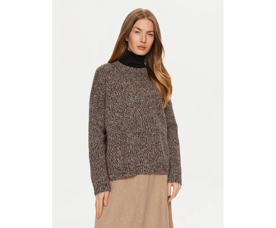 obrazek 1 Weekend Max Mara Sweter Moxa 2425366252 Brązowy Oversize