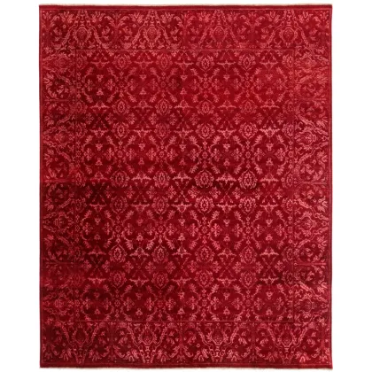 Picture Luxurious red exclusive 3D carpet - DAMASK 7086