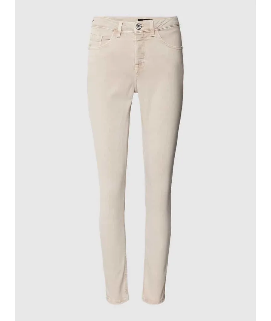 obrazek 1 Jeansy o kroju skinny fit z 5 kieszeniami model ‘Elma’