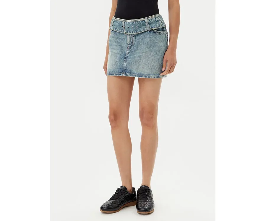 obrazek 1 HUGO Spódnica jeansowa Gamini 50541549 Niebieski Regular Fit