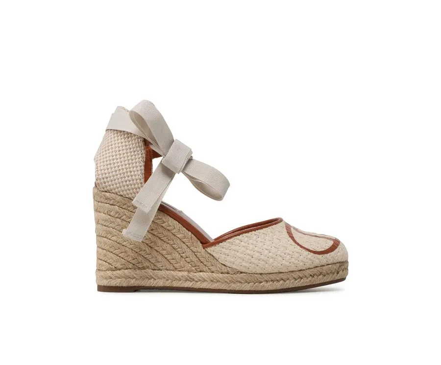 obrazek 1 Liu Jo Espadryle Damita 04 SA3091 TX136 Écru