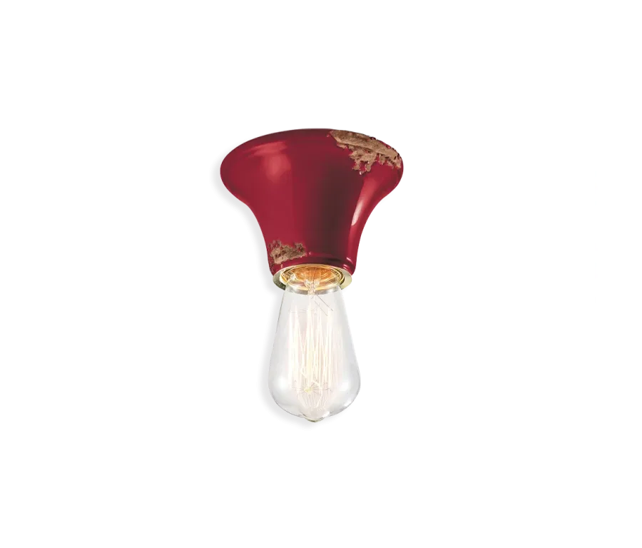 obrazek 4 Minimalistyczna w formie włoska lampa sufitowa-plafoniera Vintage