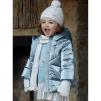 Zdjęcie Mayoral Zestaw czapka, szalik i rękawiczki 10.535 Écru