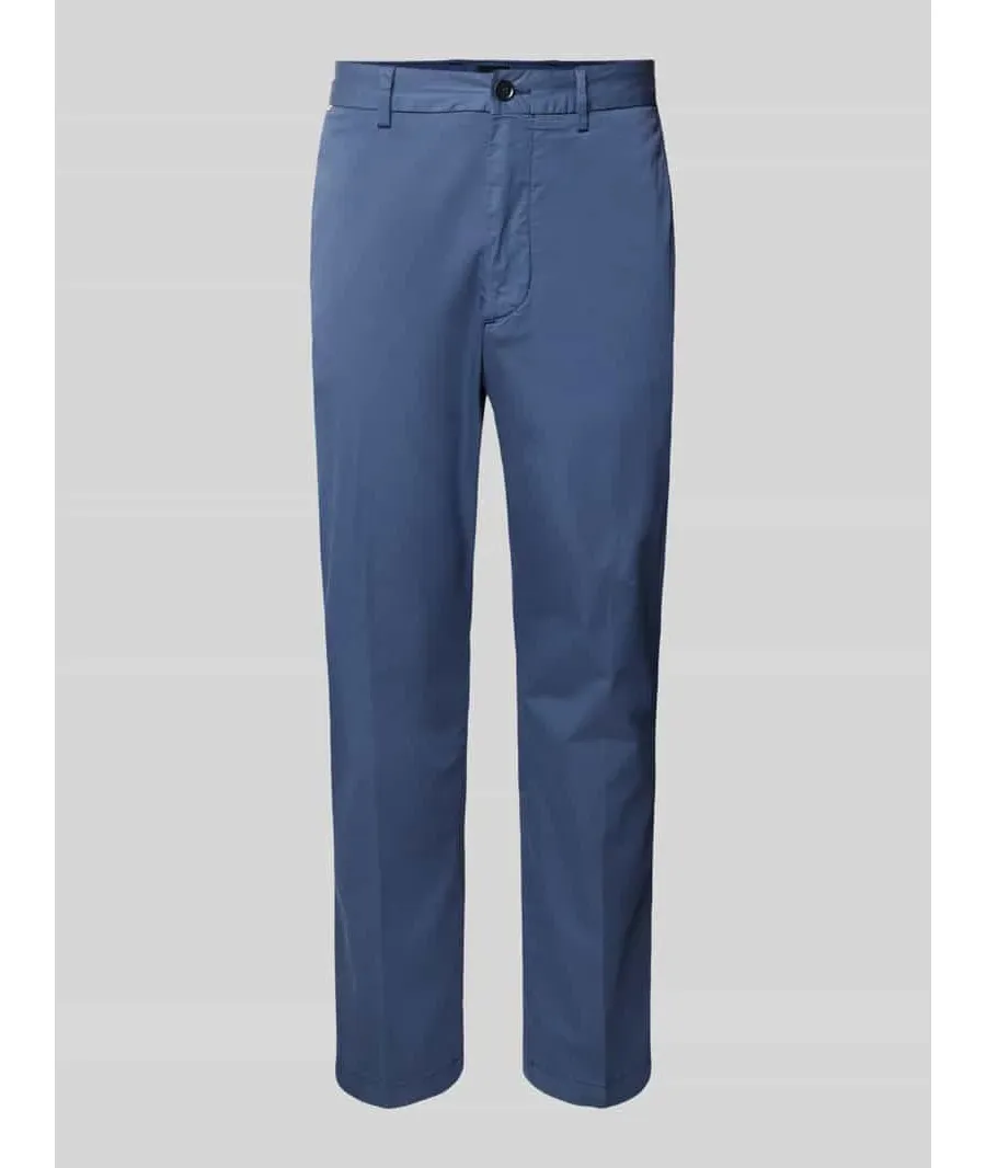 obrazek 1 Chinosy o kroju slim fit ze szlufkami na pasek model ‘Kaiton’