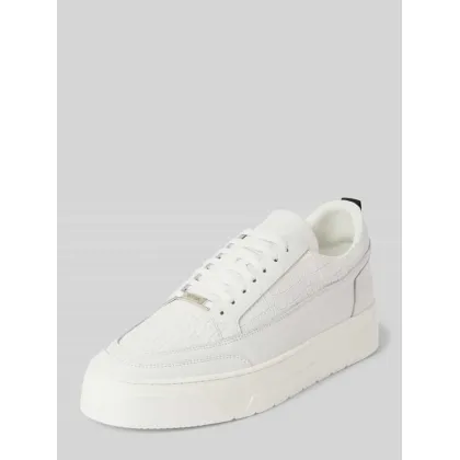 Zdjęcie Sneakersy ze skóry z detalem z logo model ‘FLINT’