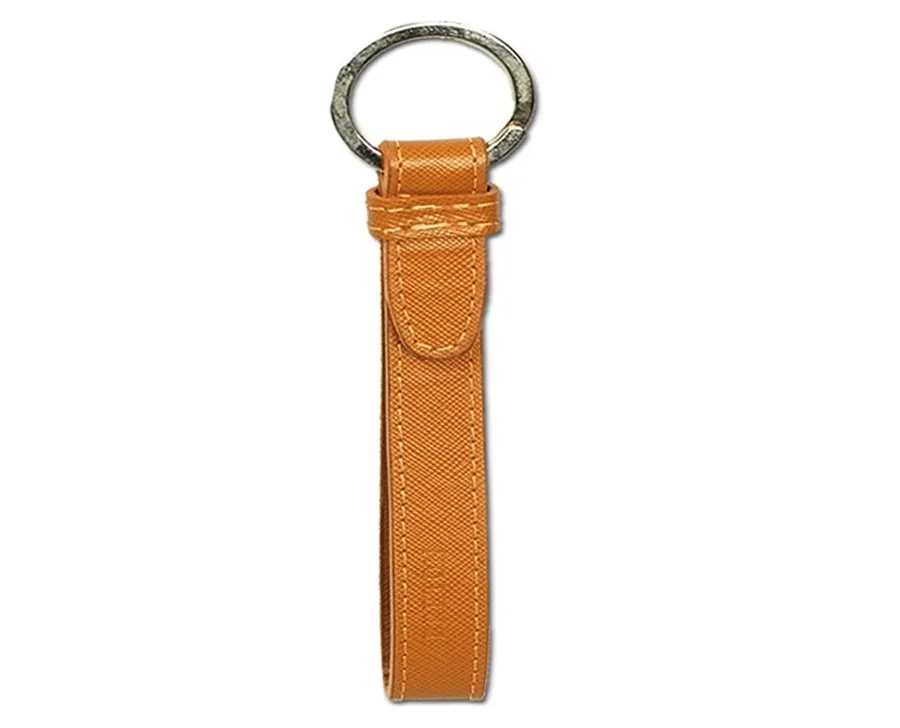 picture 1 Unique key ring - natural leather - Absolute Breton