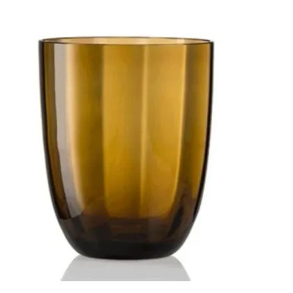 Zdjęcie Zjawiskowa brązowa szklanka do wody szkło Murano