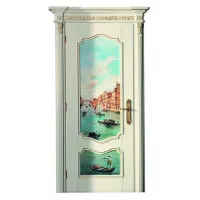 Picture Exclusive antique Italian doors with frescoed panels