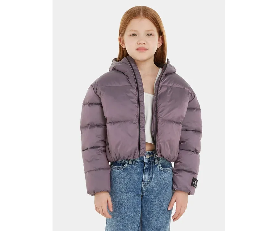 obrazek 1 Calvin Klein Jeans Kurtka zimowa Hyper Two Tone IG0IG02246 Fioletowy Relaxed Fit