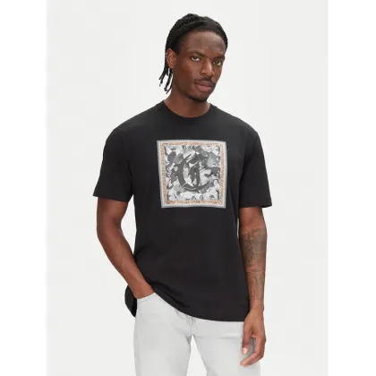 Zdjęcie Just Cavalli T-Shirt 78OAHC10 Czarny Regular Fit