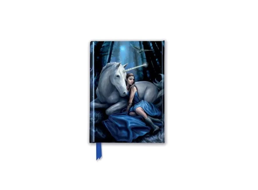 obrazek 1 Foliowany dziennik kieszonkowy - Anne Stokes: Blue Moon - Flame Tree Publishing