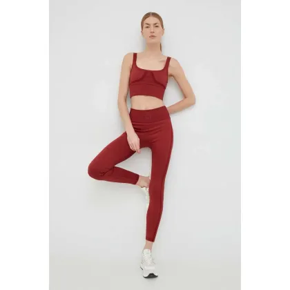 Zdjęcie Puma biustonosz sportowy x VOGUE kolor bordowy gładki 536689-22