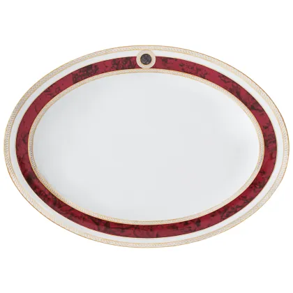 Zdjęcie Duży porcelanowy półmisek owalny z kolekcji Detail - Porcel