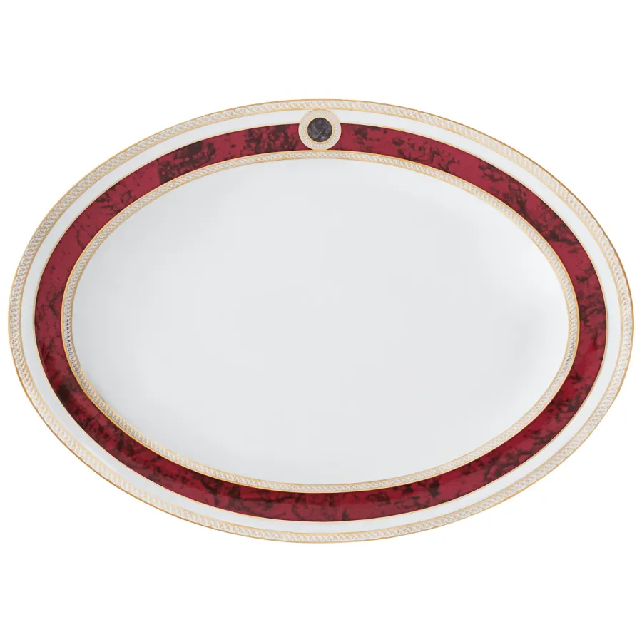 obrazek 1 Duży porcelanowy półmisek owalny z kolekcji Detail - Porcel